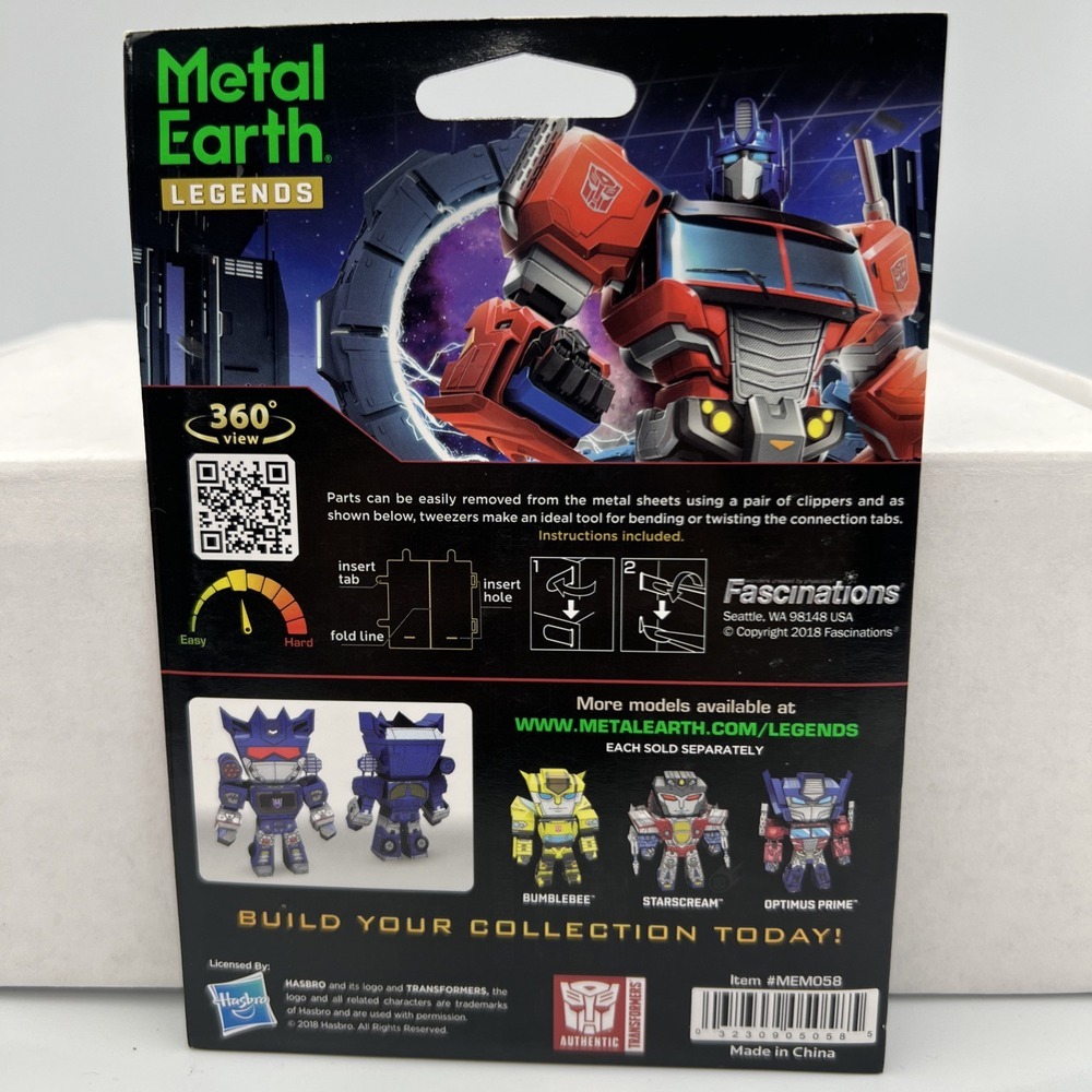 Transformers Soundwave Metal Earth Legends Model Kit - Picture 2 of 4